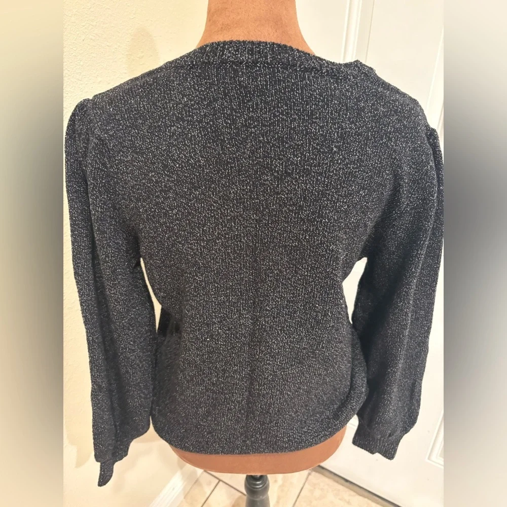 Lilla P Charcoal V-Neck Sweater